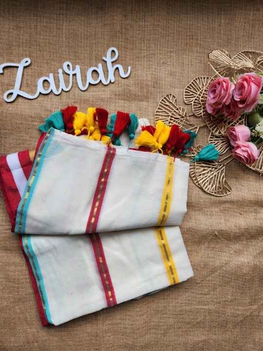 AANYA-STRIPE MUL COTTON SAREE