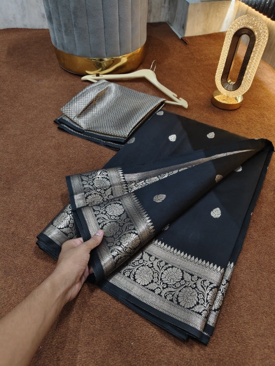 SILK-04 BANARASI KATAAN SOFT SILK SAREE